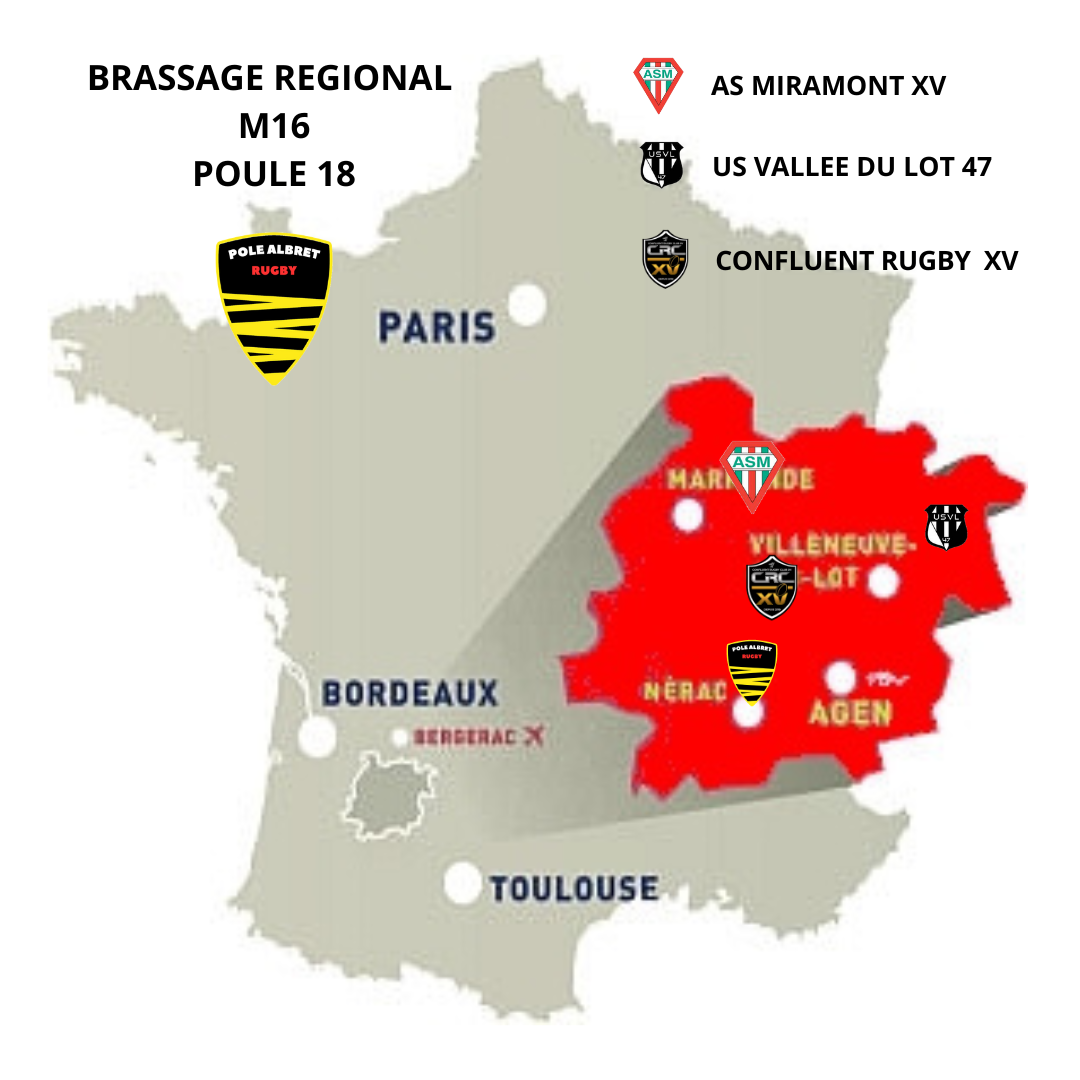 VOICI LA POULE DE BRASSAGE DE NOS CADETS