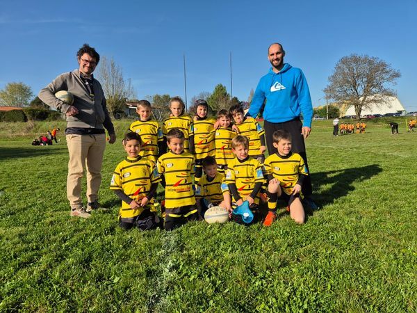 L'ECOLE DE RUGBY EN TOURNOI A LARROQUE TIMBAUT