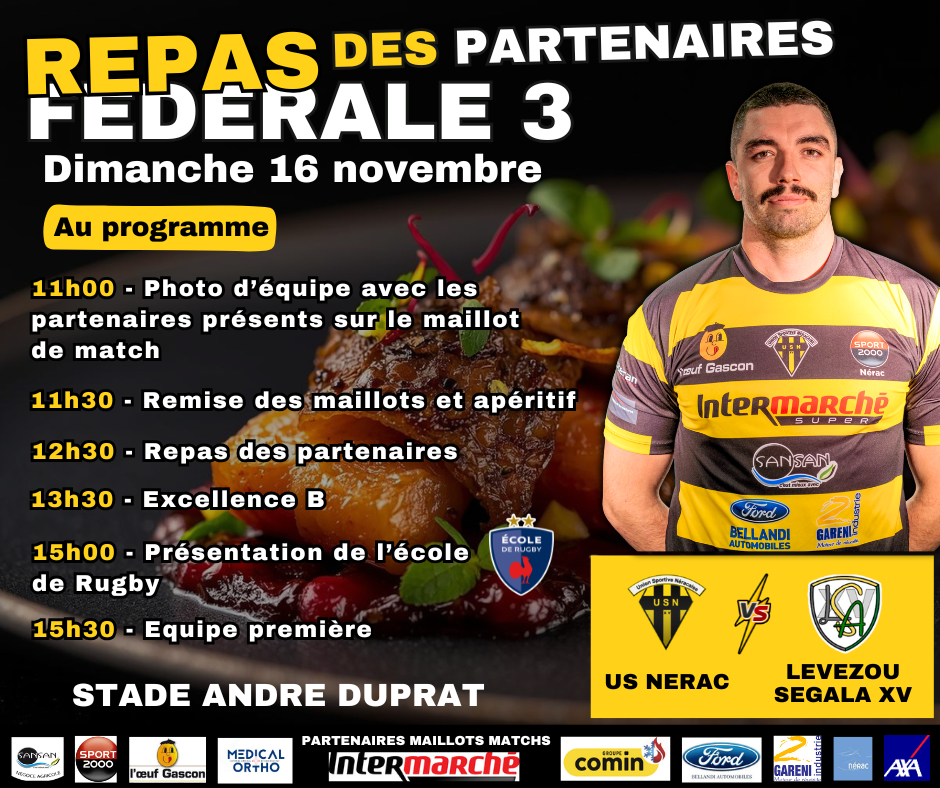 REPAS DES PARTENAIRES