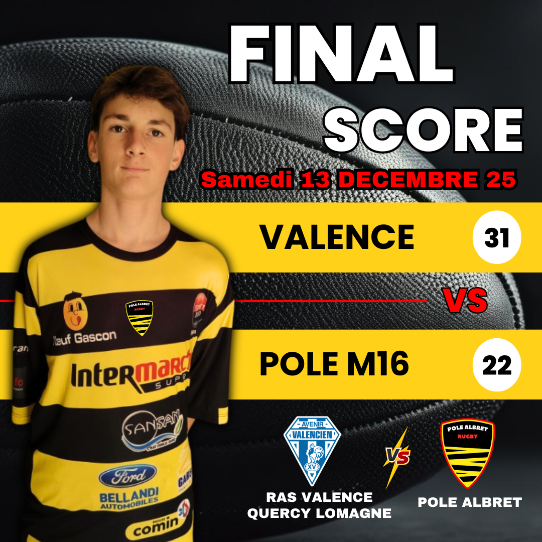 RESULTAT DU WEEK-END POLE ALBRET