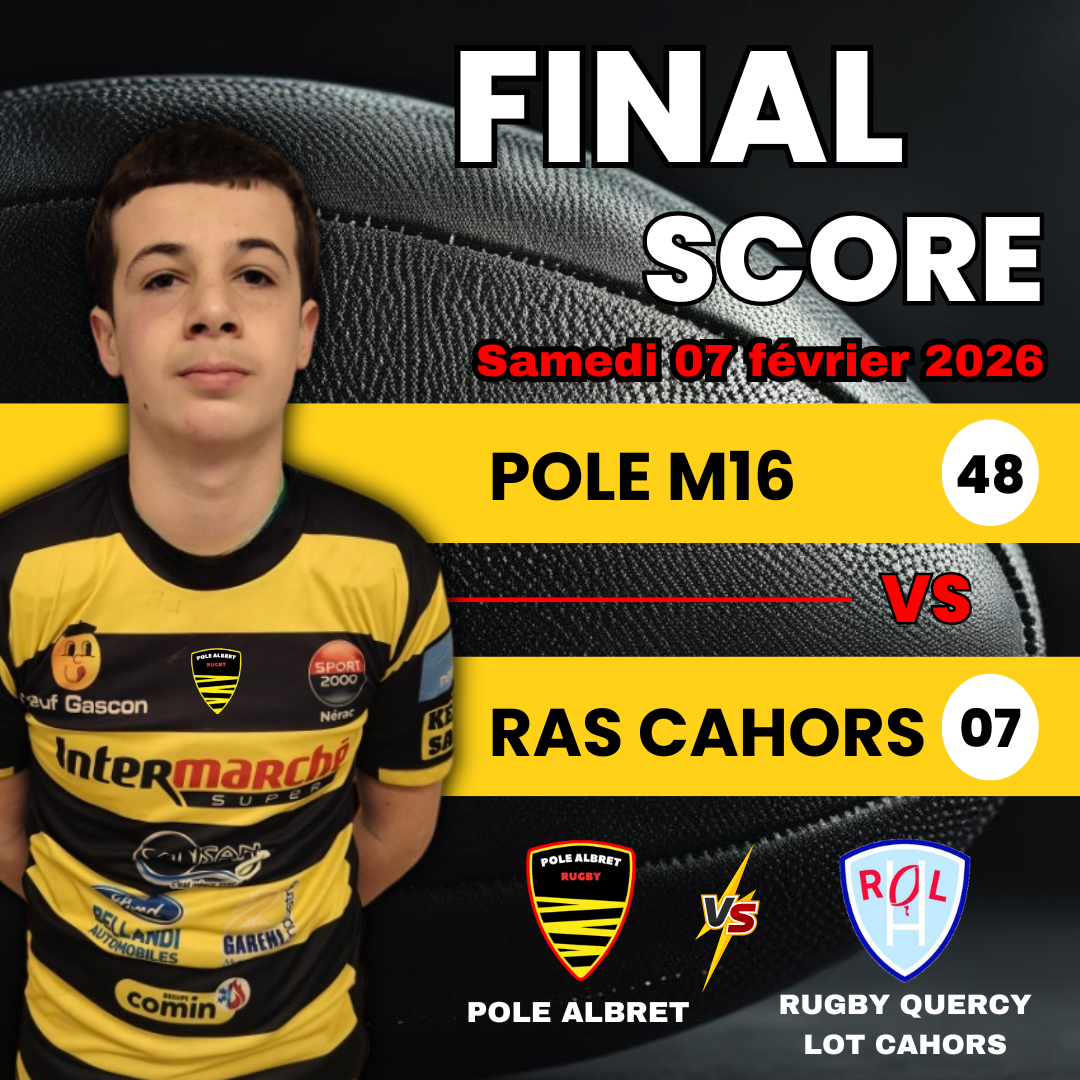 RESULTAT DU WEEK-END POLE ALBRET