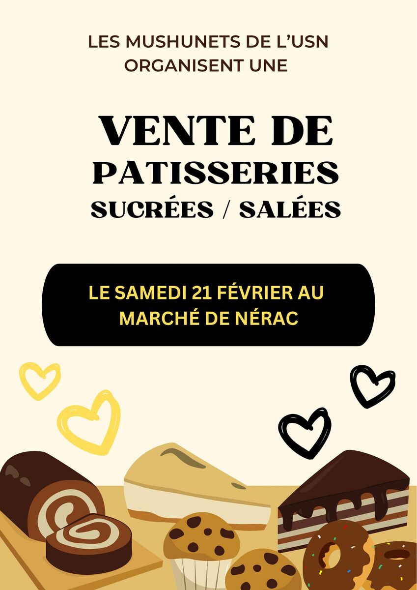 MUSHUNETS - VENTE DE PATISSERIES