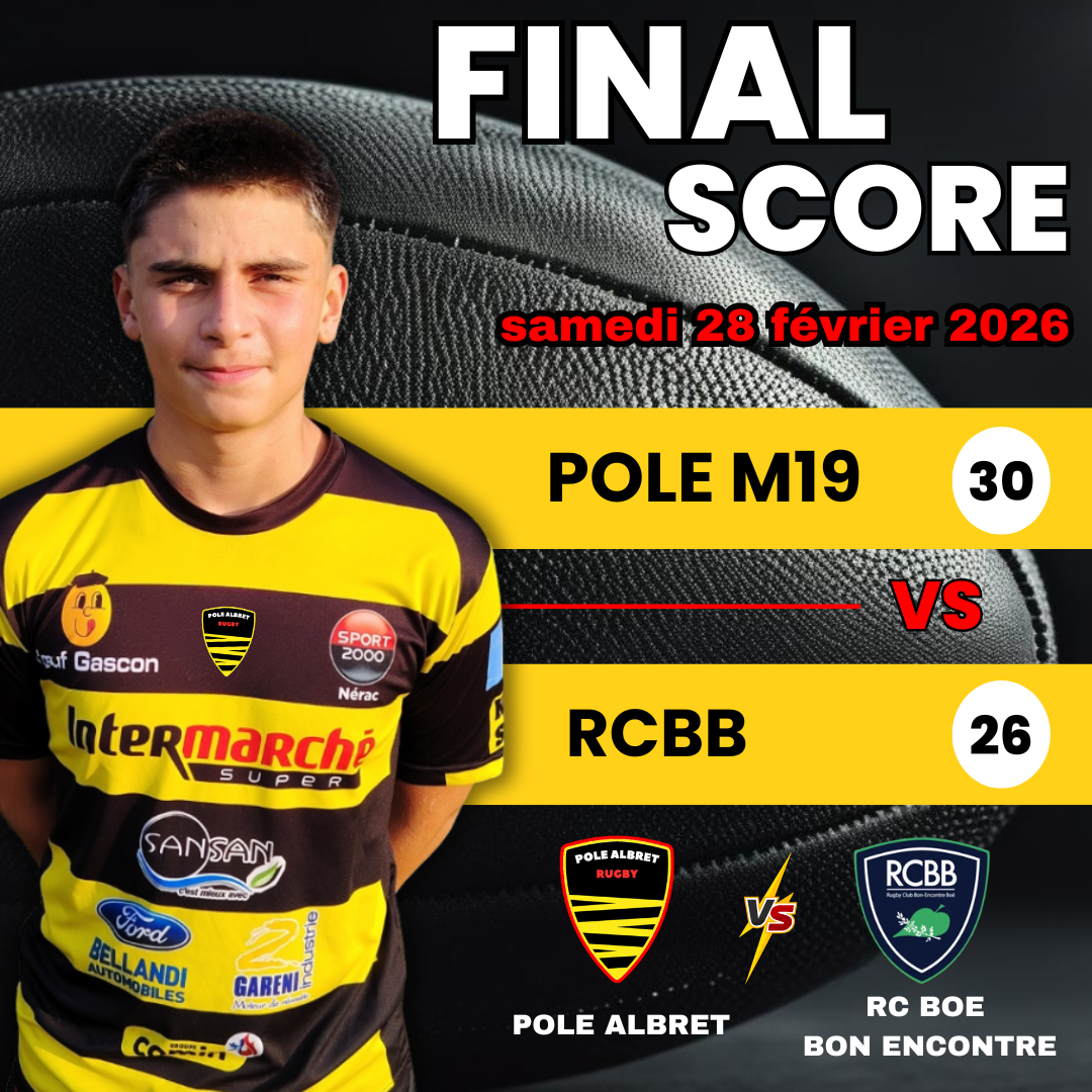 RESULTAT DU WEEK-END POLE ALBRET