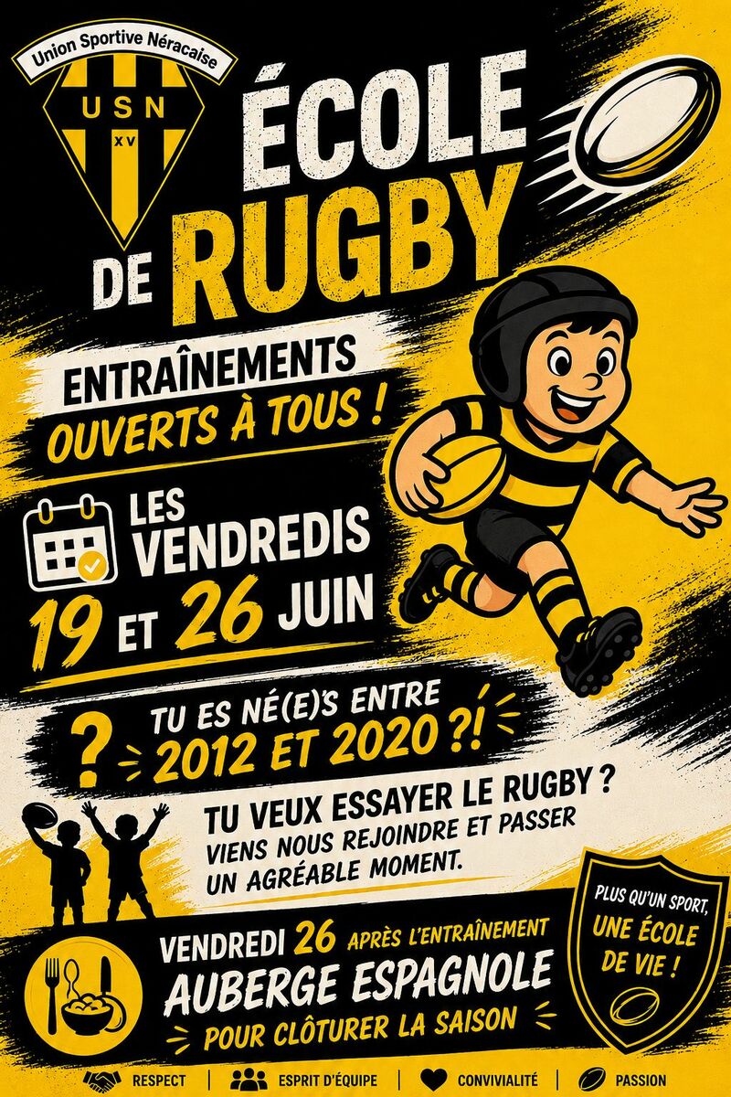ENTRAINEMENTS OUVERTS A TOUS