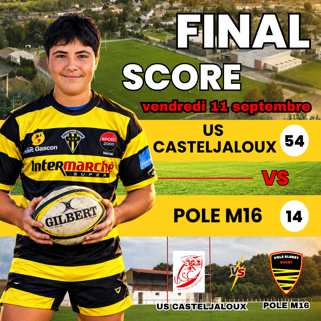 RESULTATS DU POLE ALBRET CADETS