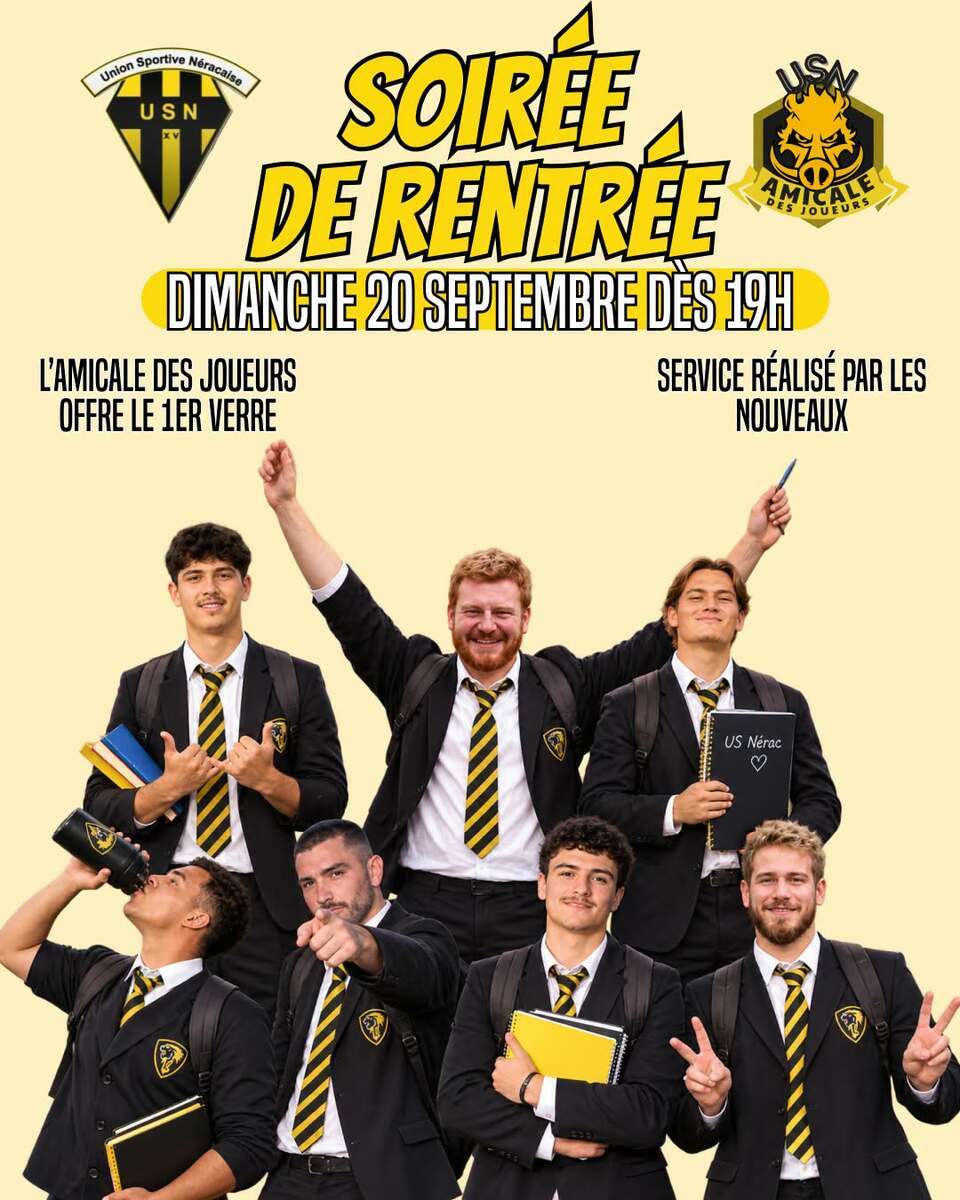 SOIREE RENTREE AMICALE DES JOUEURS