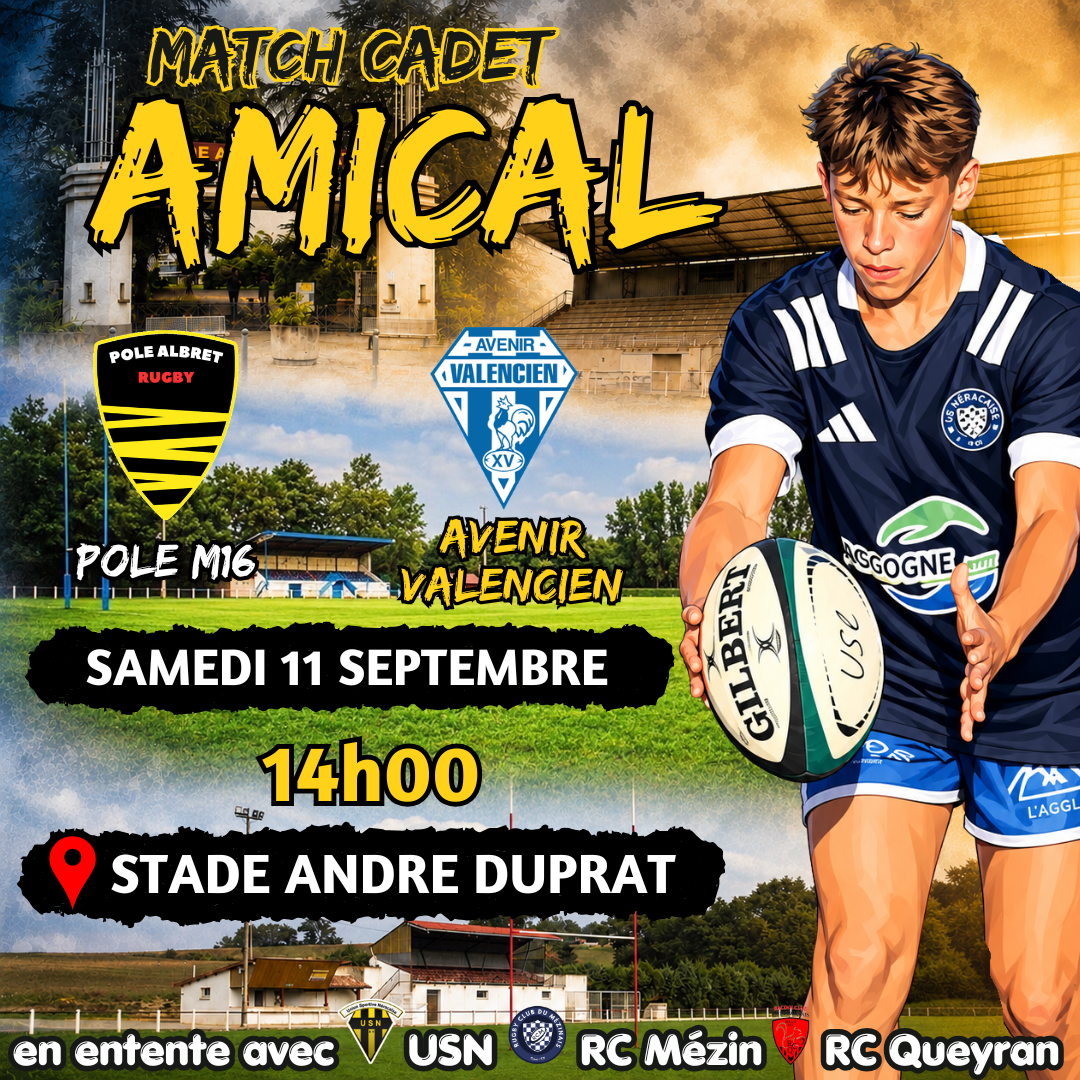 MATCH AMICAL CADET