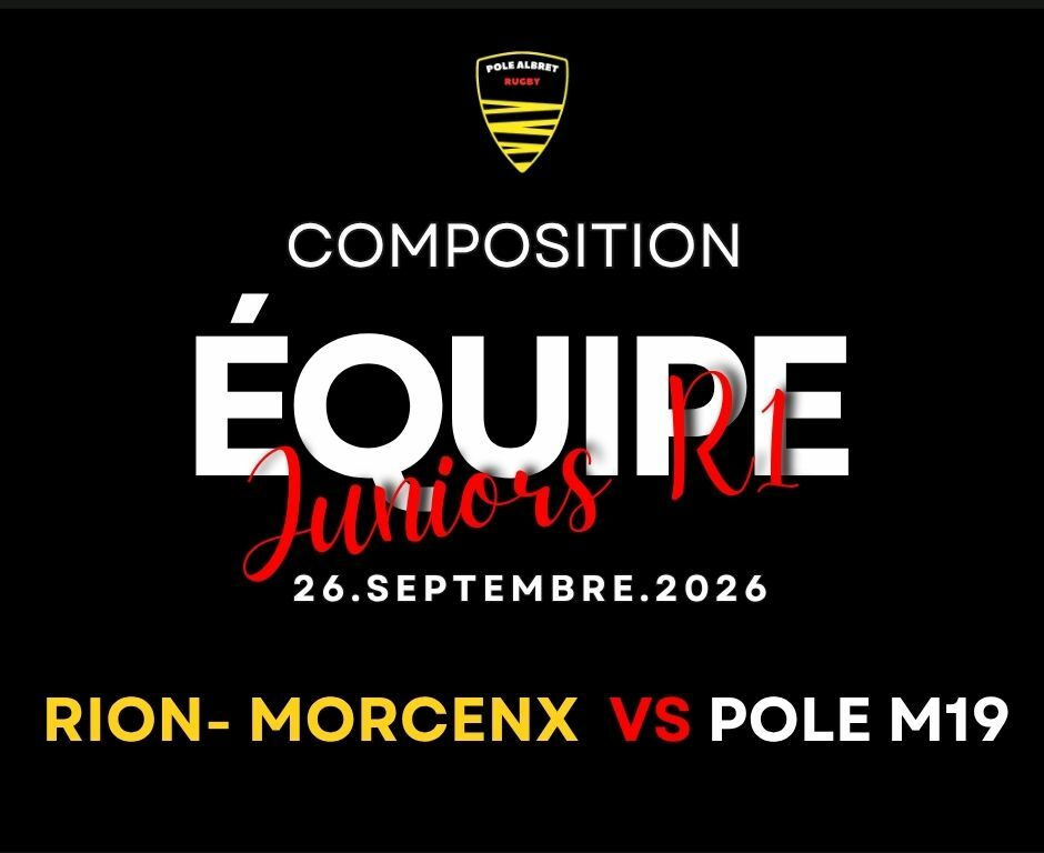 COMPOSITION EQUIPE JUNIORS