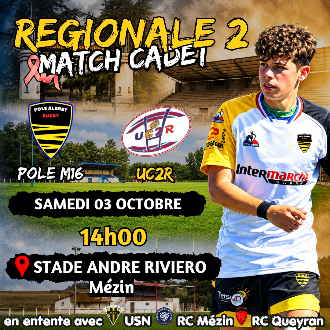 MATCH REGIONALE 2  CADET