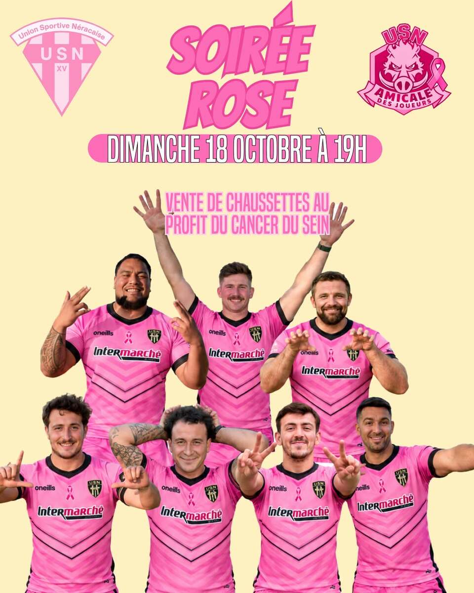 SOIREE OCTOBRE ROSE AMICALE DES JOUEURS