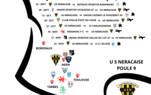 CALENDRIER MATCH ALLER SENIORS