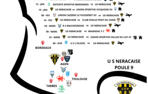 CALENDRIER MATCH RETOUR SENIORS