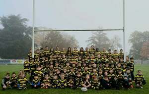 PHOTO DE GROUPE DE L'ECOLE DE RUGBY