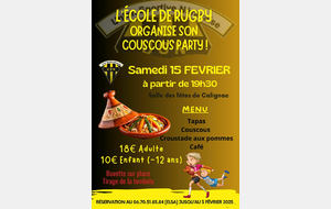 COUSCOUS DE L'ECOLE DE RUGBY