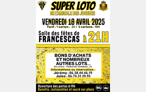 SUPER LOTO DE L'AMICALE DE L'USN