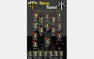 NERAC VS FUMEL 10 DECEMBRE 2017 LA COMPO