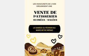 MUSHUNETS - VENTE DE PATISSERIES