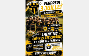 DERNIER ENTRAINEMENTS DE L'ECOLE DE RUGBY