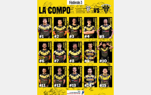 COMPOSITIONS DE L'EQUIPE SENIORS M1