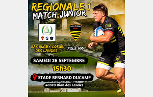 MATCH REGIONAL 1 -  JUNIOR