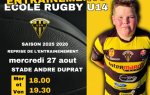 ENTRAINEMENTS U14
