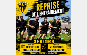 ENTRAINEMENTS DES SENIORS