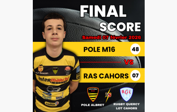 RESULTAT DU WEEK-END POLE ALBRET