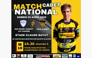 MATCH DAY CADETS JUNIORS