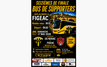 BUS DE SUPPORTERS POUR FIGEAC