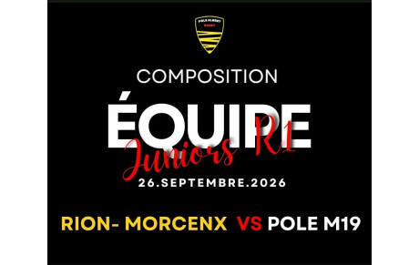 COMPOSITION EQUIPE JUNIORS