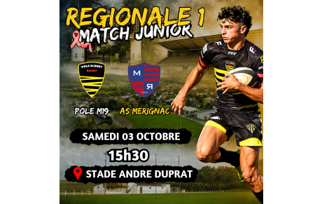 MATCH REGIONAL 1 -  JUNIOR